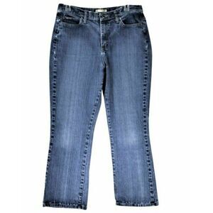 Lee Jeans Boot Cut Relaxed Fit Distressed Sits at the Waist Womens Size 12 Short